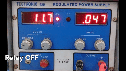 Current draw because of Relay switching